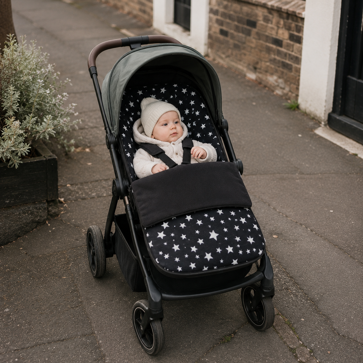 Universal Fleece Pushchair Footmuff / Cosy Toes - Fits All Pushchairs / Prams And Buggies-7
