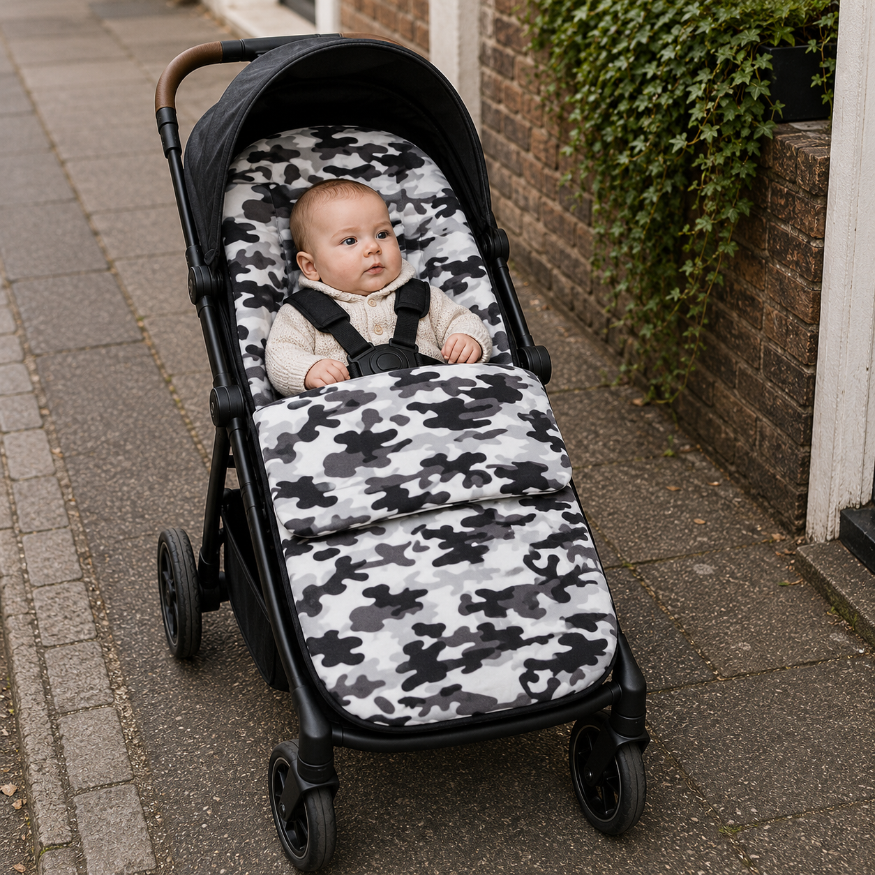 Universal Fleece Pushchair Footmuff / Cosy Toes - Fits All Pushchairs / Prams And Buggies-6
