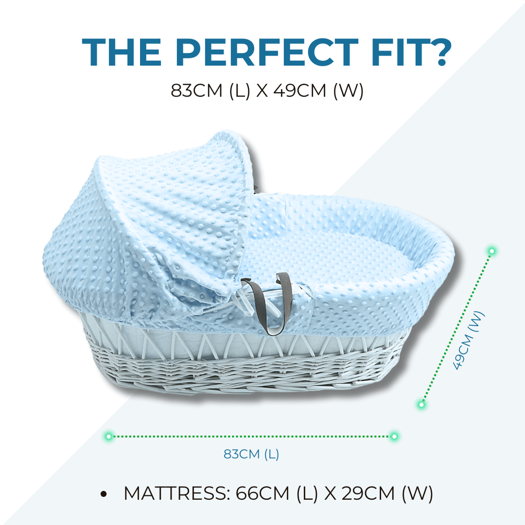 Wicker Baby Moses Basket With Stand-4