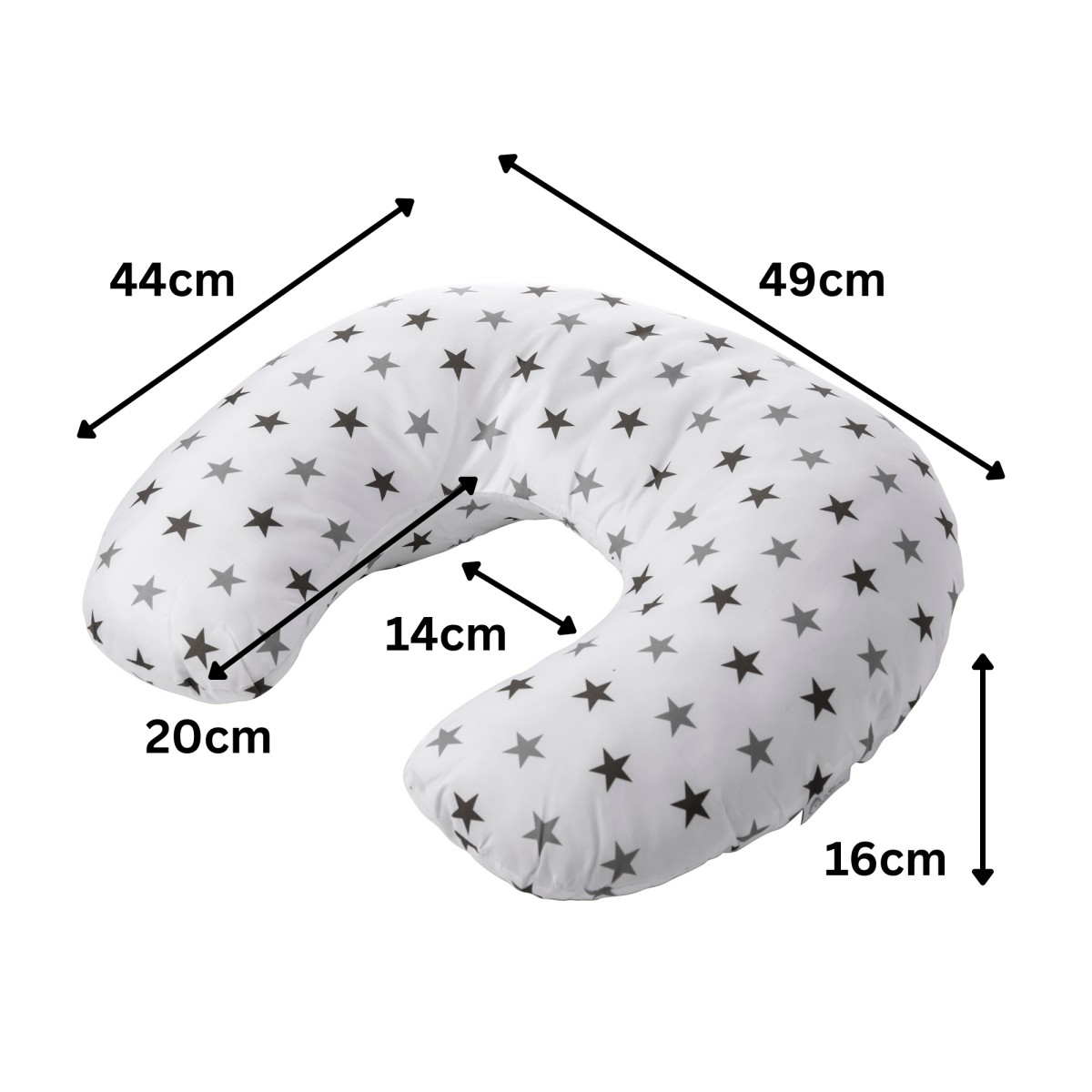 Breast Feeding Maternity Nursing Pillow - Silver Twinkle-2