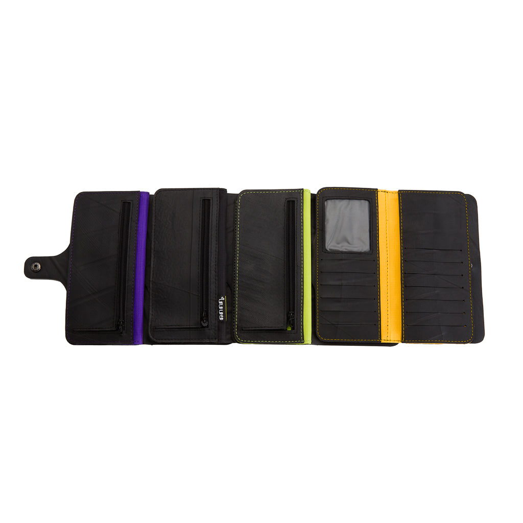 Aurore Recycled Rubber Vegan Purse Wallet-4