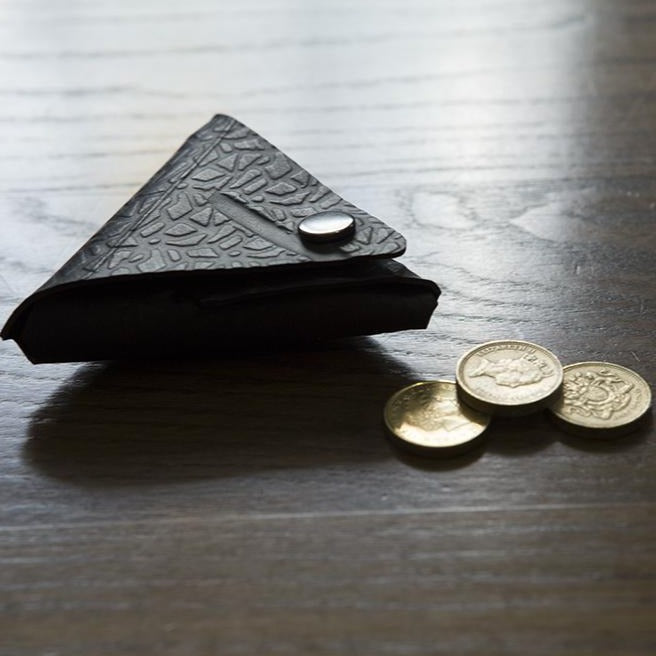 Frank Recycled Rubber Vegan Coin Pouch-2